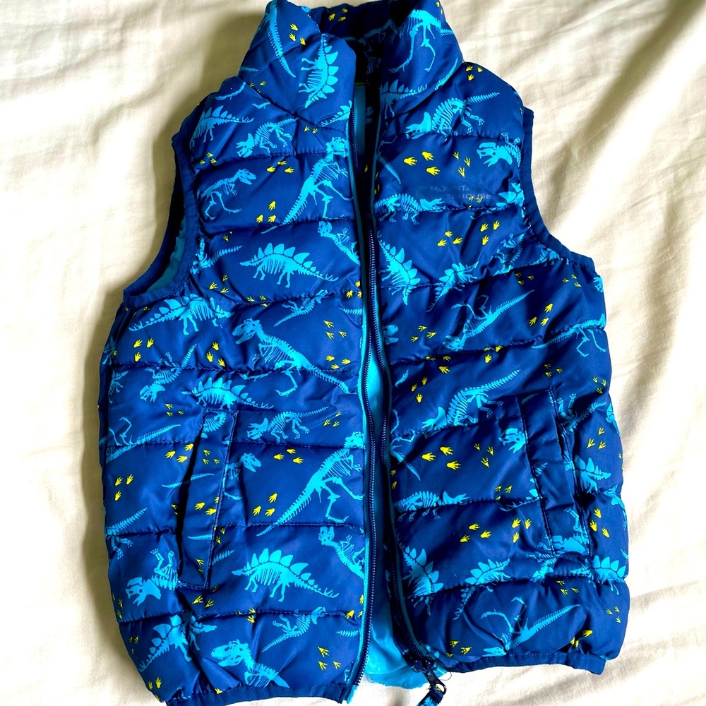 Dino Puffer Vest